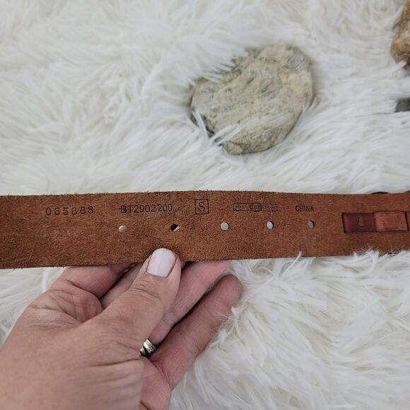 Fossil brown leather belt - Picture 6 of 7
